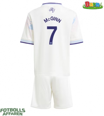 Aston Villa John McGinn #7 Tredjeställ Barn 2025-26 Kortärmad (+ Korta byxor)